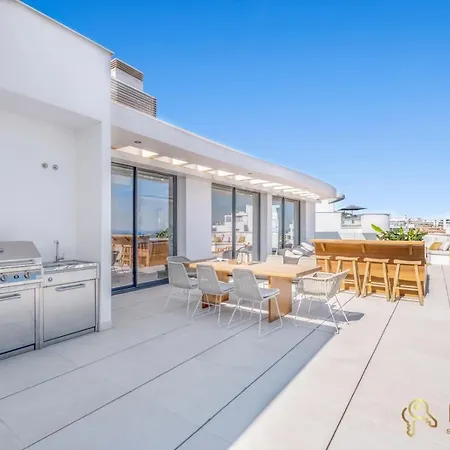 Appartamento ático De Lujo Con Jacuzzi En Higuerón West *